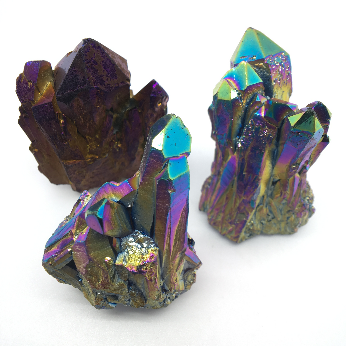 Aura quartz cluster